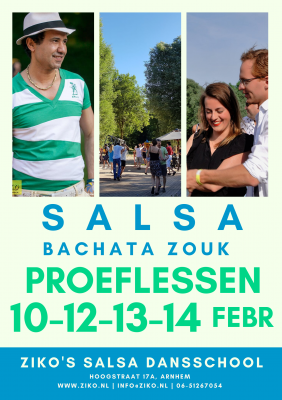 Proeflessen Salsa Bachata Zouk